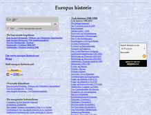Tablet Screenshot of europas-historie.no